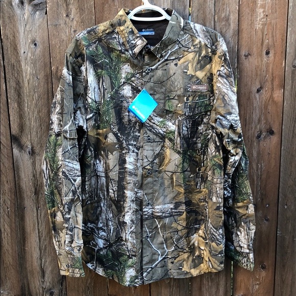 Columbia Other - Columbia camouflage men’s long sleeve shirt